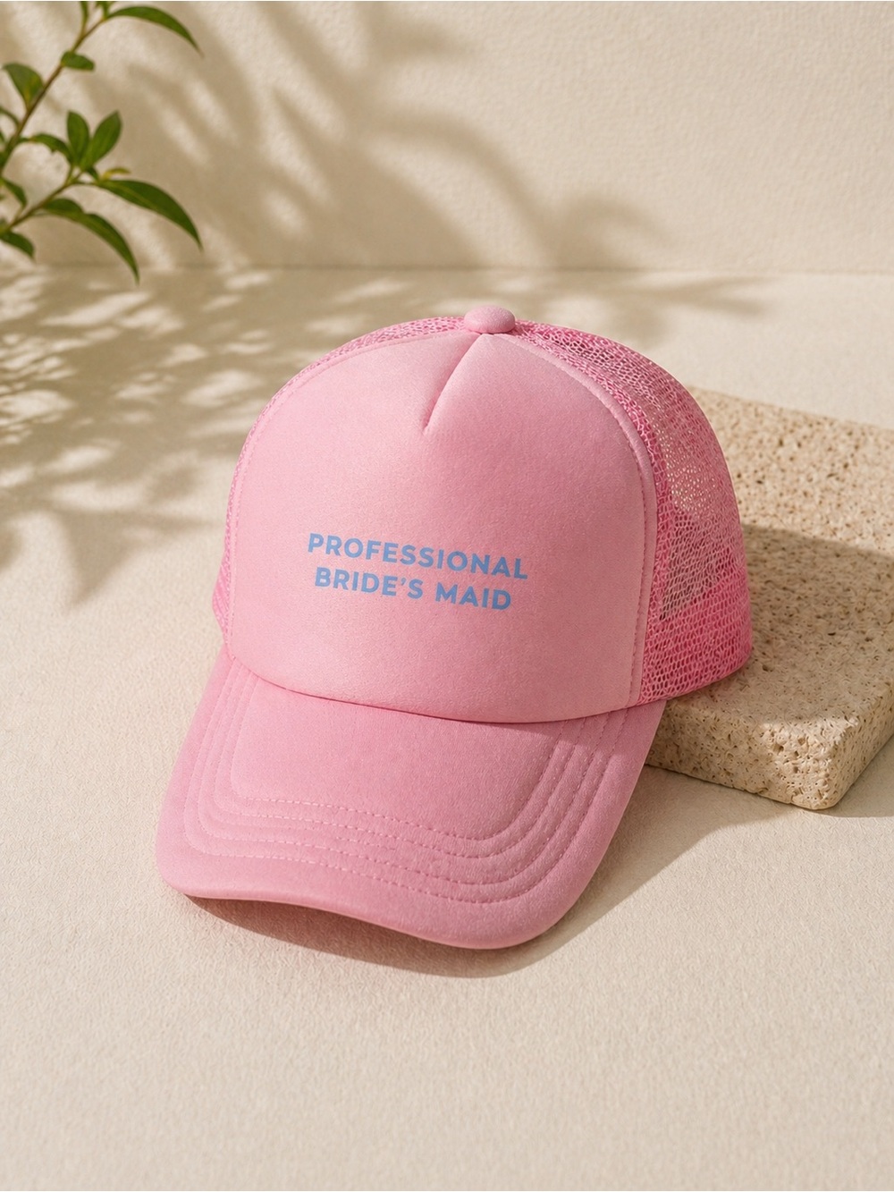 Professional Bride's Maid Pink Trucker Hat